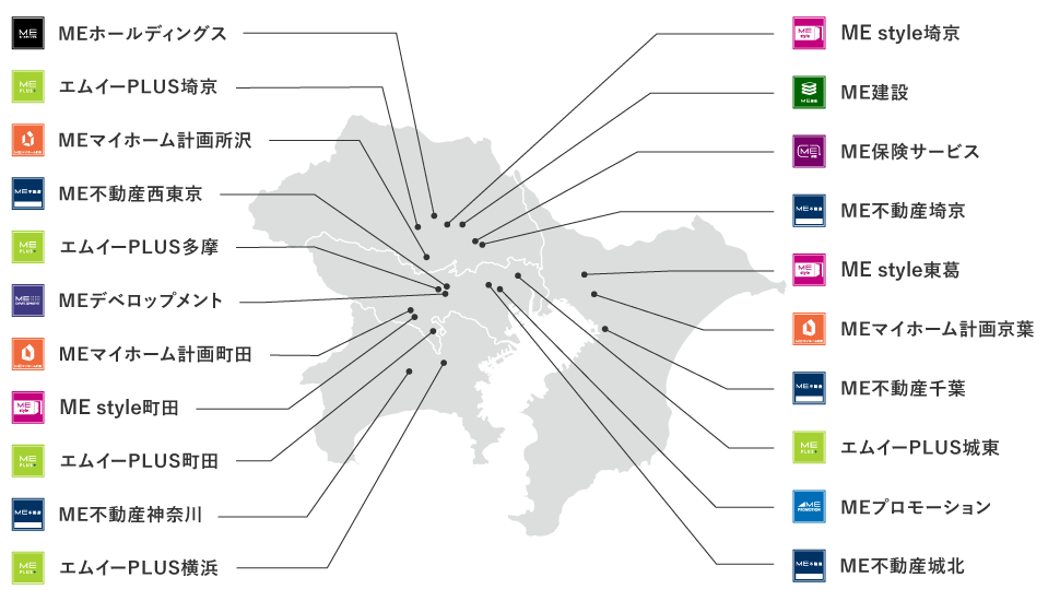 首都圏から全国へ展開。
